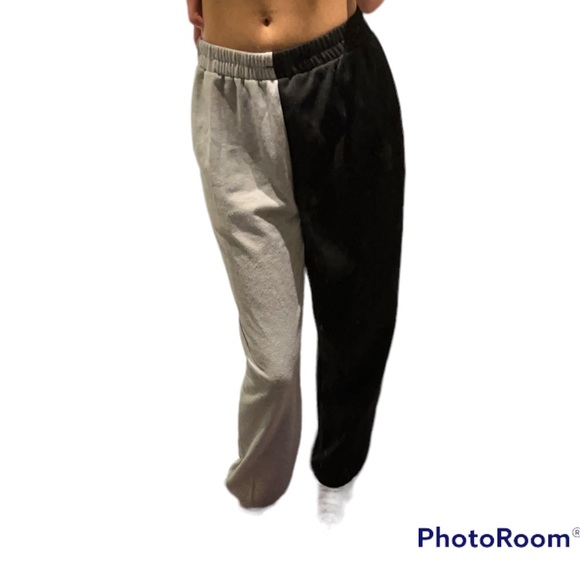Half half sweatpants - Picture 1 of 2